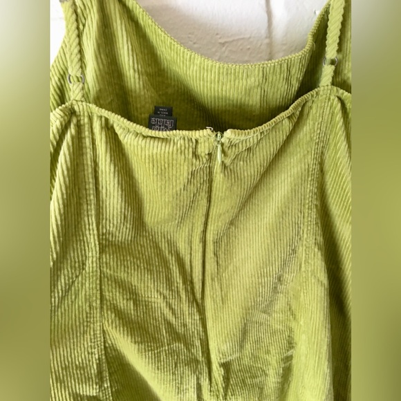 Wild Fable Lime Green Corduroy Mini Dress - Picture 11 of 12